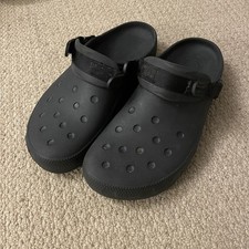 Crocs CLASSIC SLIP RESISTANT WORK Shoes CLOG Black Men's 13 Non-Marking 2012
