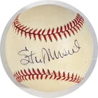 Stan Musial Autographed NL Giamatti Baseball JSA CK18287