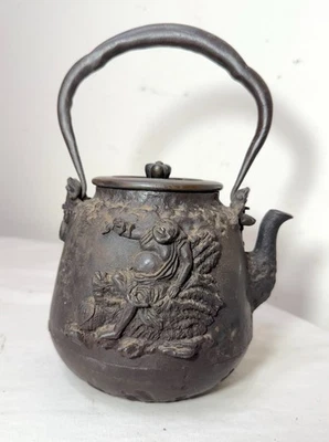 古董原始铁古董日本茶壶| eBay