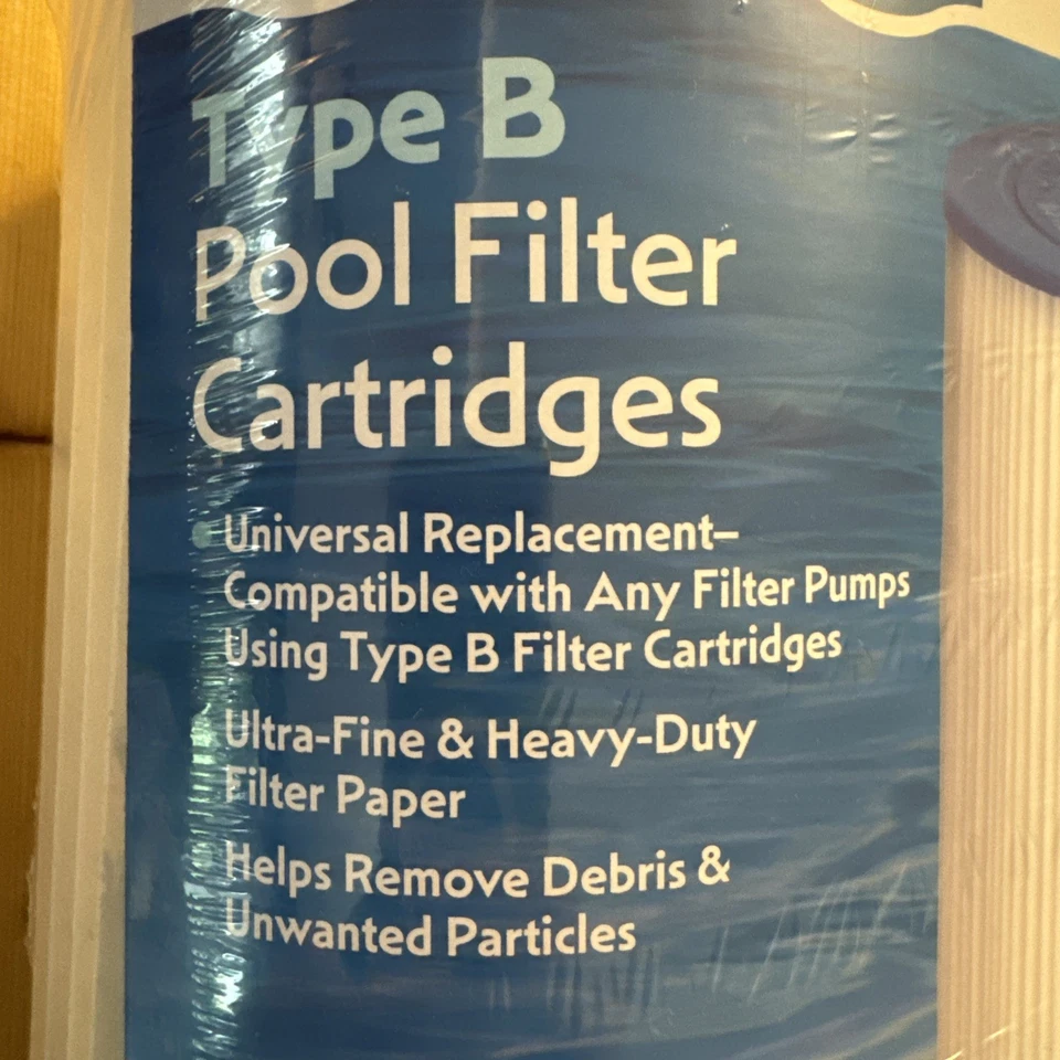 Cartucho de filtro de repuesto universal 10”H x 5,5”D apto B tipo 2 paquete AbovePool Foto 3 de 4