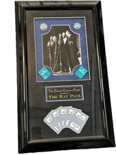 Authentic Sands Casino Las Vegas Memorabilia Display – Rat Pack Tribute