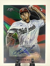 2021 Topps Fire Auto Seth Romero #AV-SR Rookie Auto RC GREEN **/75**