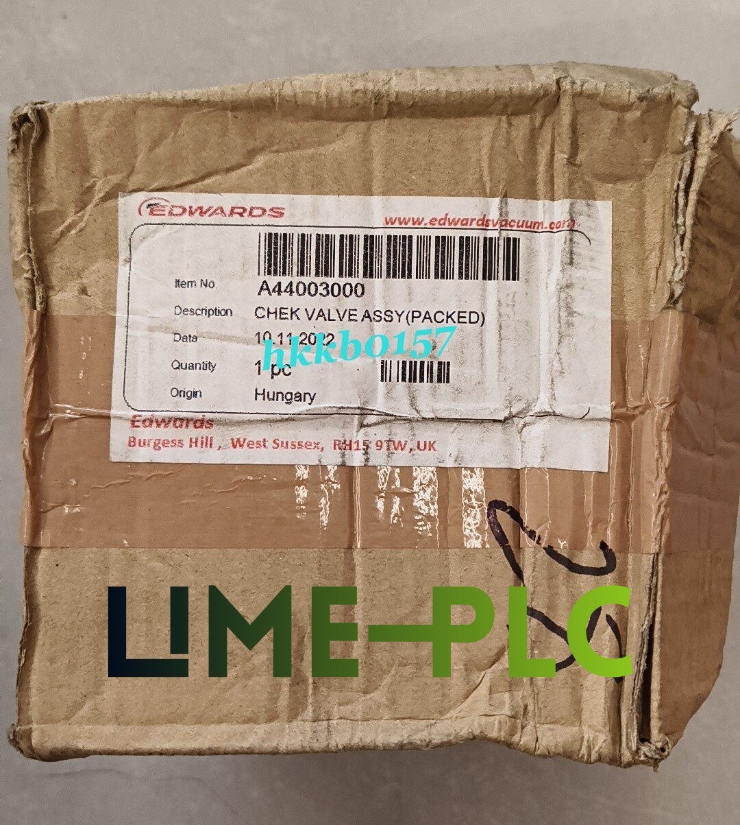 A44003000 Edwards Check Valve Vacuum Pump Brand new