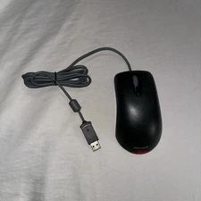 Microsoft X802382 Wheel Mouse Optical USB & PS/2 Compatible - Black - TESTED!