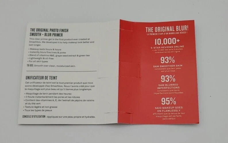 LOT of 6 Smashbox Photo Finish Smooth & Blur Primers .25oz ea = TOTAL 1.5 Ounces - Image 3 of 4