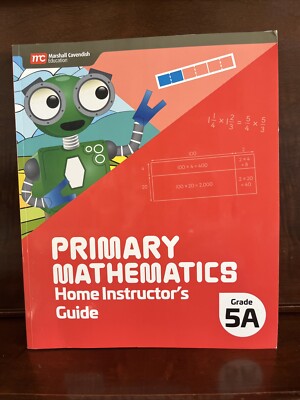 Primary Mathematics Home Instructor s Guide Grade 5 A, 2022