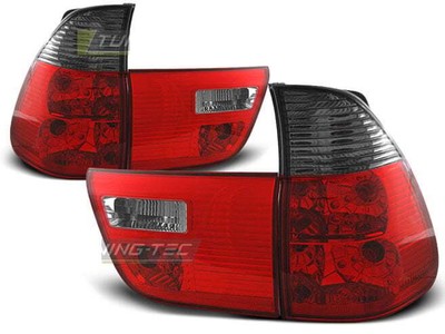 Baklykter for BMW X5 E53 99-03 Red Smoke Gratis frakt LTBM42WL XINO CA