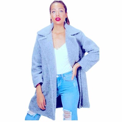 COFFEE SHOP TEDDY BEAR COZY JACKET $119 RETAIL