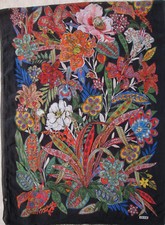 - Original AKER Schal Baumwolle/Seide TBEG Vintage Scarf 72 x 200 cm