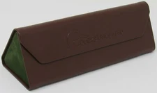 NEW DUCKS UNLIMITED Eye Sun Glasses Case Foldable Triangle Faux Leather Magnetic