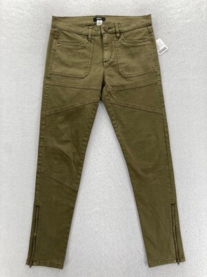 BDG Denim Women's 27 Khaki Brown Skinny Jeans Stretch Denim Ankle Zip NWT 