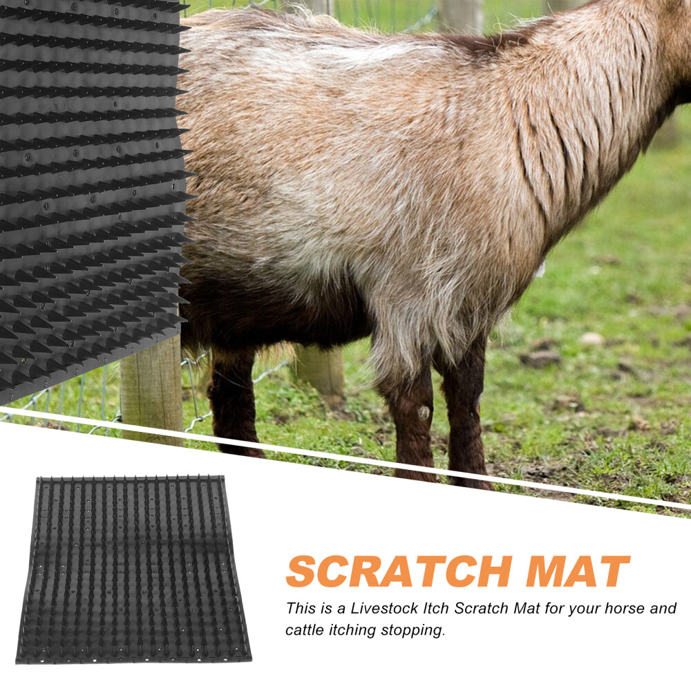 Cow Itch Scrubber Mat Cow Itch Scrubber Brush Horse Stall Mat Cattle