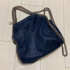 Borsa a tracolla Stella Mccartney in ecopelle Falabella originale blu navy me...