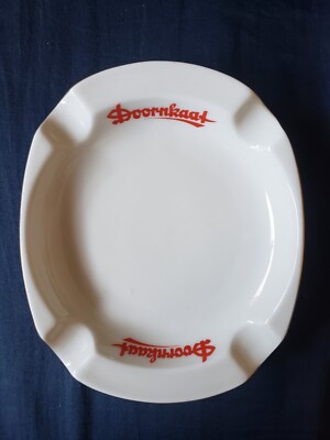 Vintage Doornkaat Porcelain Ashtray by Plankenhammer, Bavaria, Germany