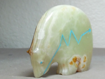 Stewart Quandelacy 作 ズニ フェテイッシュ Chimayo Trading Navajo