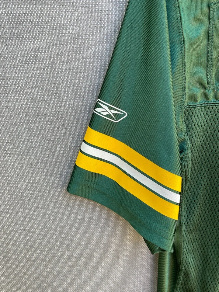 Camiseta Green Bay Packers Niña XL Verde Brett Favre #4 Fútbol NFL Reebok Foto 4 de 4