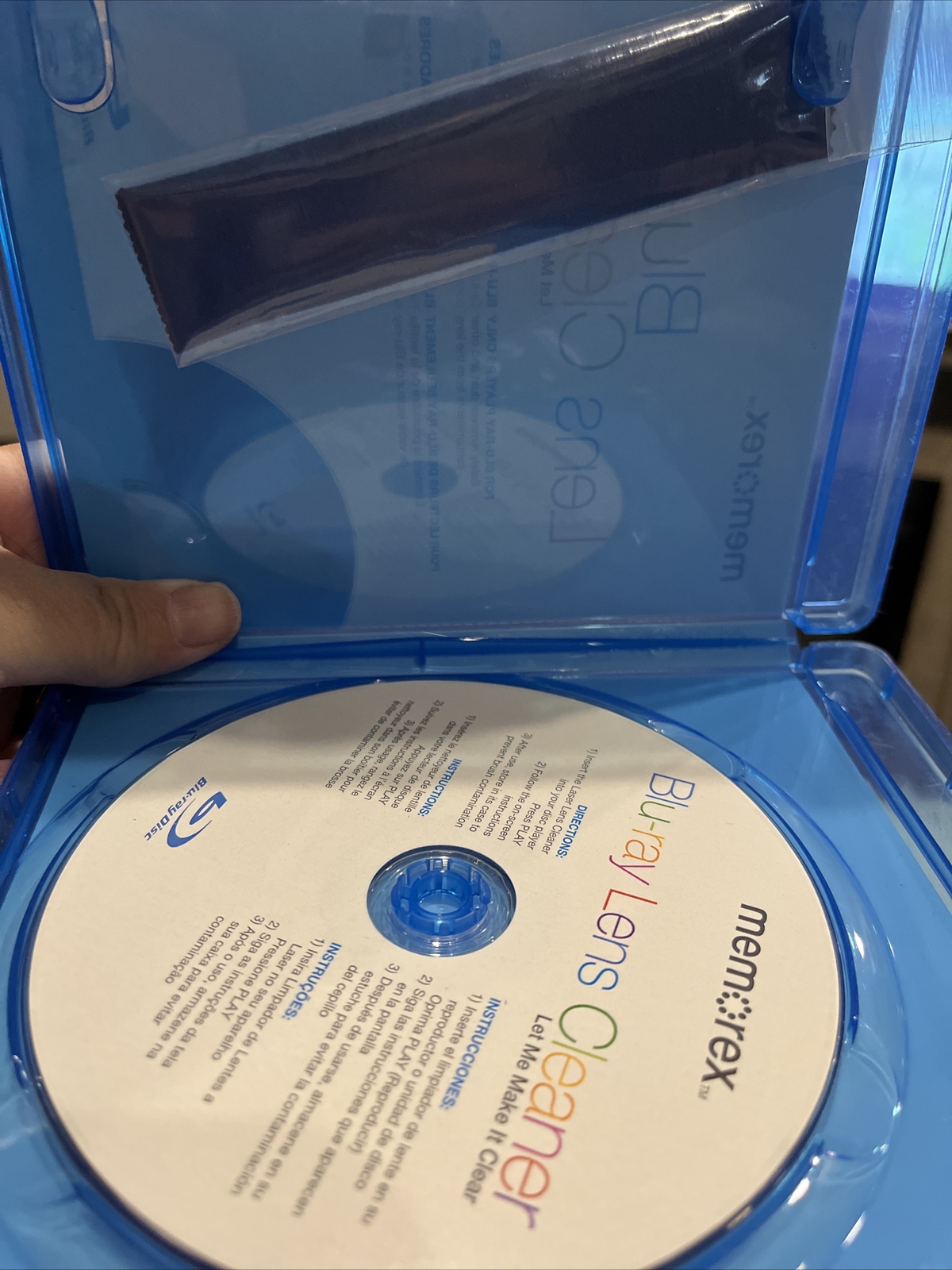 Memorex BluRay Lens Cleaner For BluRay Players New In Package