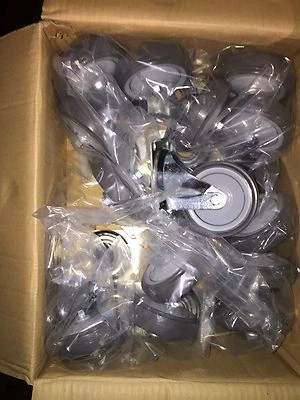 RED HOUND AUTO 30 Plate Casters 4" Polyurethane Wheels Swivel Tough Caster Jarvis Wholesale