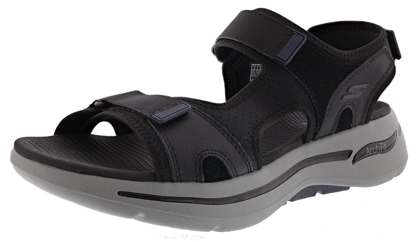 SKECHERS MEN'S GO WALK ARCH FIT SANDAL-MISSION 229021 HOOK & LOOP STRAP SANDALS
Opens in a new windo