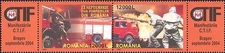 Romania 2004 Fire/Engines/Emergency/Rescue/Firemen/Transport 2v set pr (n13547)