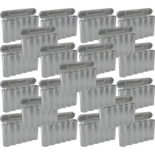 25 Clear 18650 & CR123A 6 Battery Holder Storage Case for 18650 BATTERIES