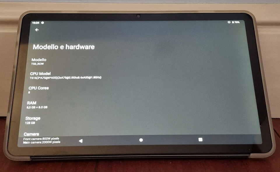 Tablet Teclast T50 128 GB, 16 GB RAM, grigio - Immagine 4 di 4