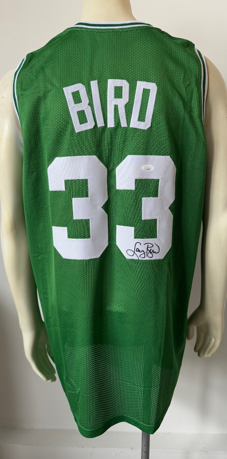 Larry Bird Autographed Signed Boston Celtics #33 Custom Framing Jersey JSA COA 