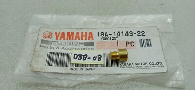 Yamaha TTR110 V80 V100 Y100 Alfa YB100 Main Jet Genuine 18A-14143-22