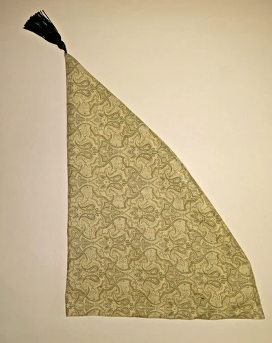 Civil War Re-enactment Sleeping Cap GREEN GRAY Cotton Handcrank Sewing machine