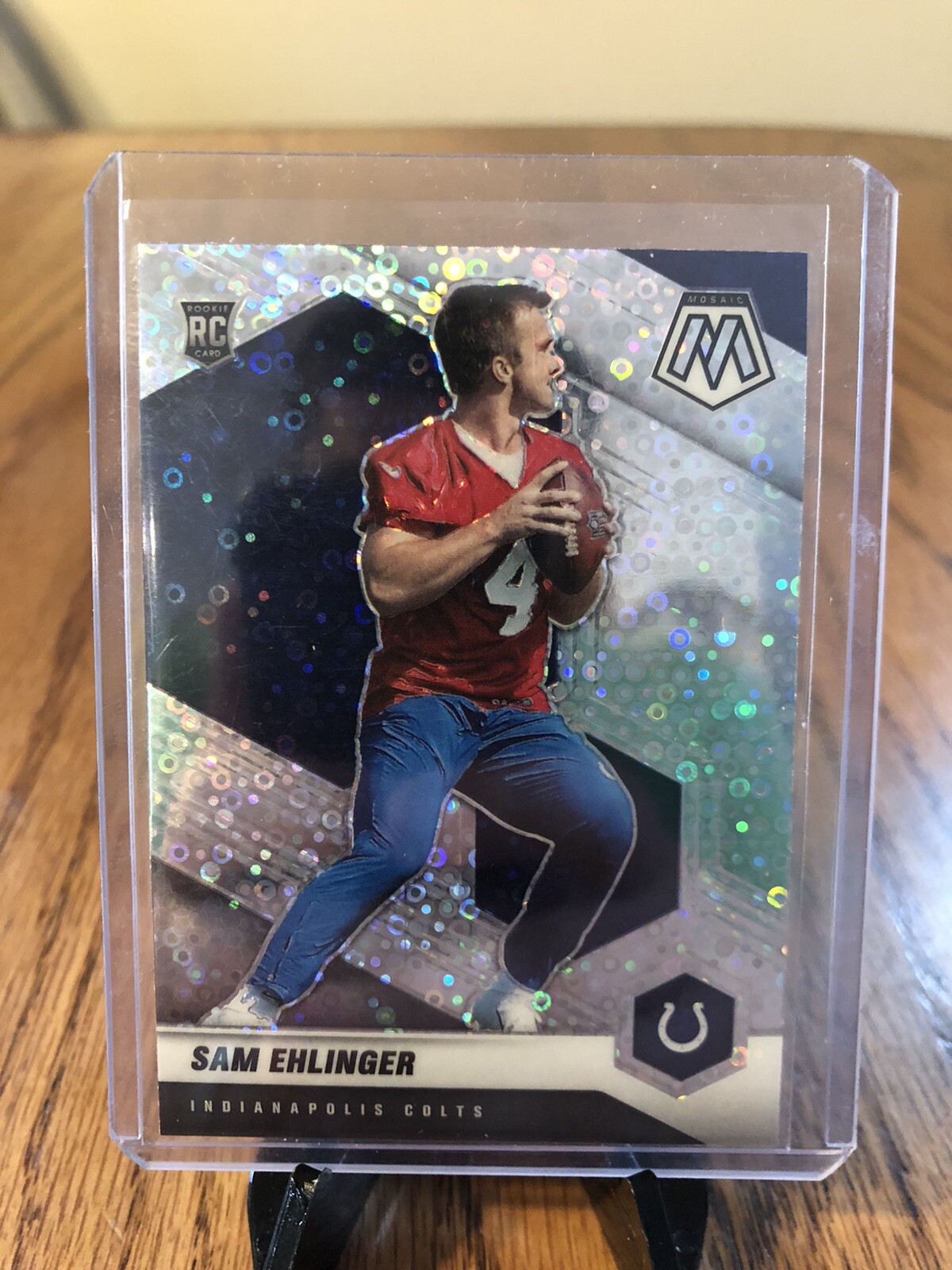 2021 Mosaic Sam Ehlinger No Huddle Disco Rookie #372 Indianapolis Colts