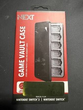 NEXT - Game Vault Case for Nintendo Switch 2 and Switch - Black ,
