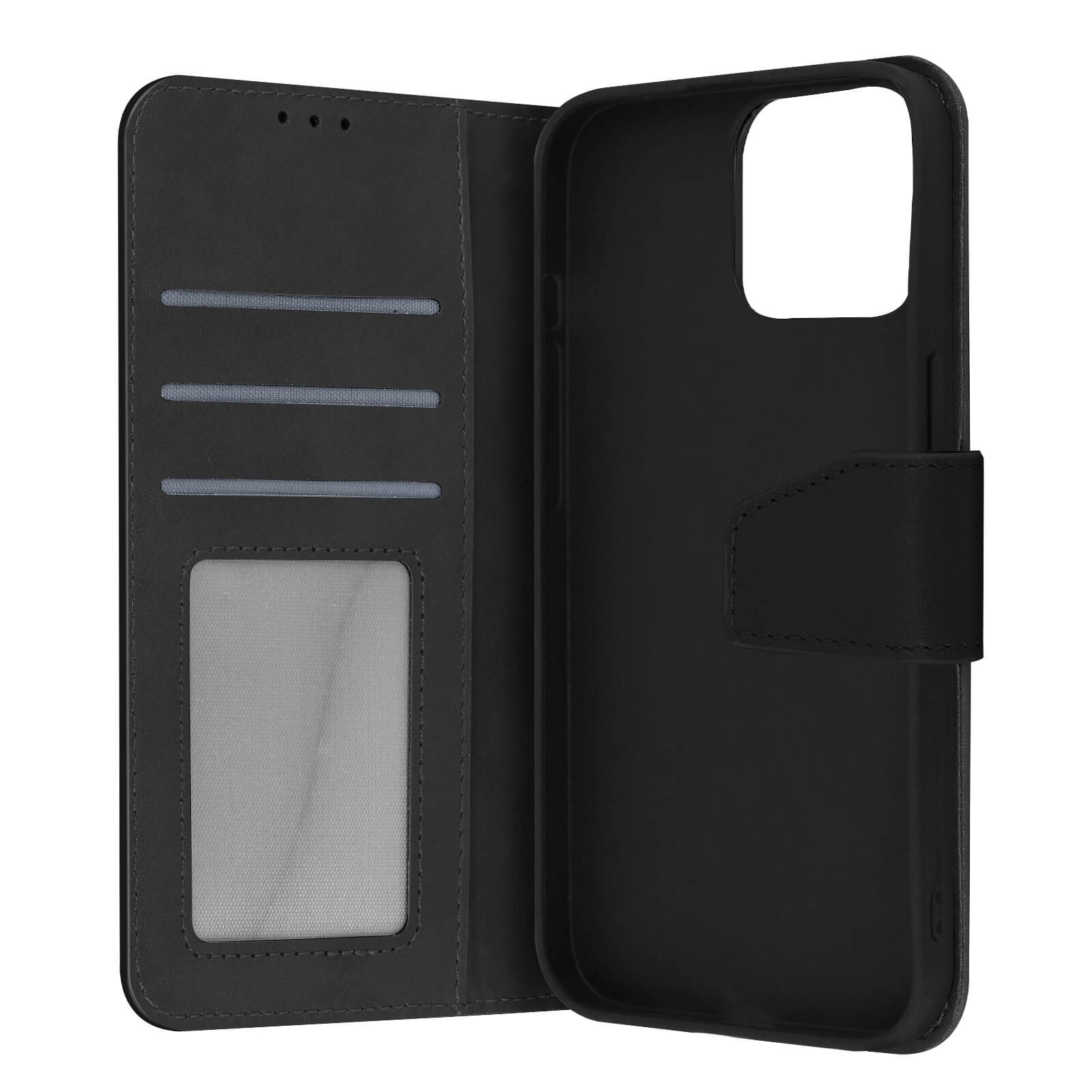 Housse iPhone 13 Pro Max Coque à Rabat Cuir Chic pour Usage Professionnel et Voyage