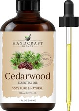 Handcraft Blends Cedarwood Essential Oil   Huge 4 Fl Oz   100 Pure and Natural