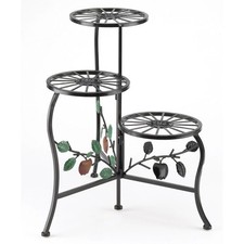 Wrought Iron Country Apple Plant Stand - 3 Level - FREE SHIPPING
