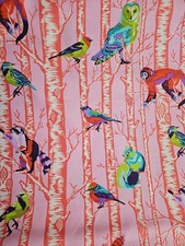 Family Tree Honey Tula Pink BT yard x 43 in cotton Full Moon Forest II
