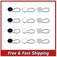 Deshionew Collar Neck Extenders 12PCS Elastic Shirt Button Extenders Set