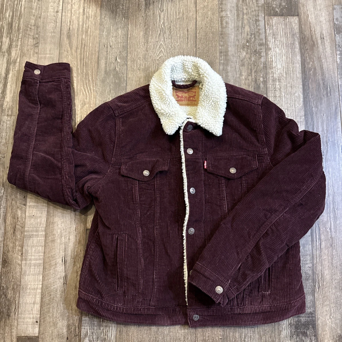 levis fur jacket products for sale | eBay