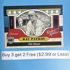 2019 Panini Leather & Lumber - Bat Patrol Edd Roush #BP-6