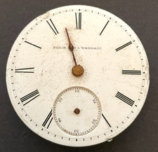 Antique 1887 Elgin Grade 10 Pocket Watch Movement Parts/Repair 18s 11j USA