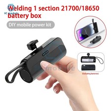 NEW DIY Power Bank Case for 18650 21700 Battery USB C Fast Shipping