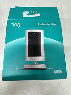 Ring Outdoor Cam Plus | Plug-In | 2K Video and Ring Vision Color