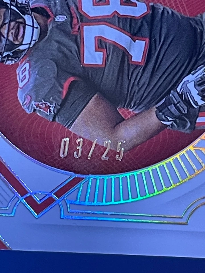 2020 Panini National Treasures Tristan Wirfs Rookie Auto GRAIL - Holo Silver /25 - Image 2 of 4