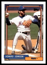 Howard Johnson 1992 Topps #590 New York Mets MLB READ FREE SHIPPING AutographDen