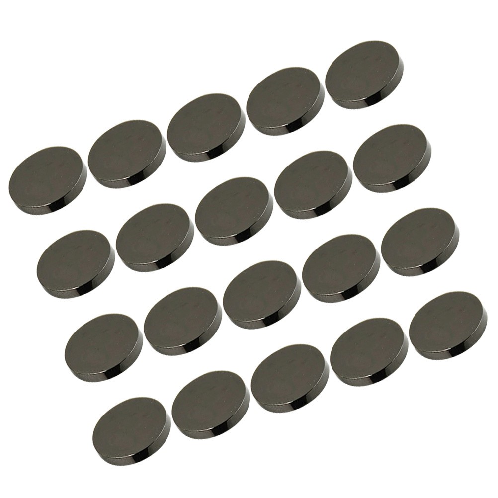 30 Pcs Metal Flat Coat Buttons Zinc Alloy Round Sewing Buttons For Outerwear
