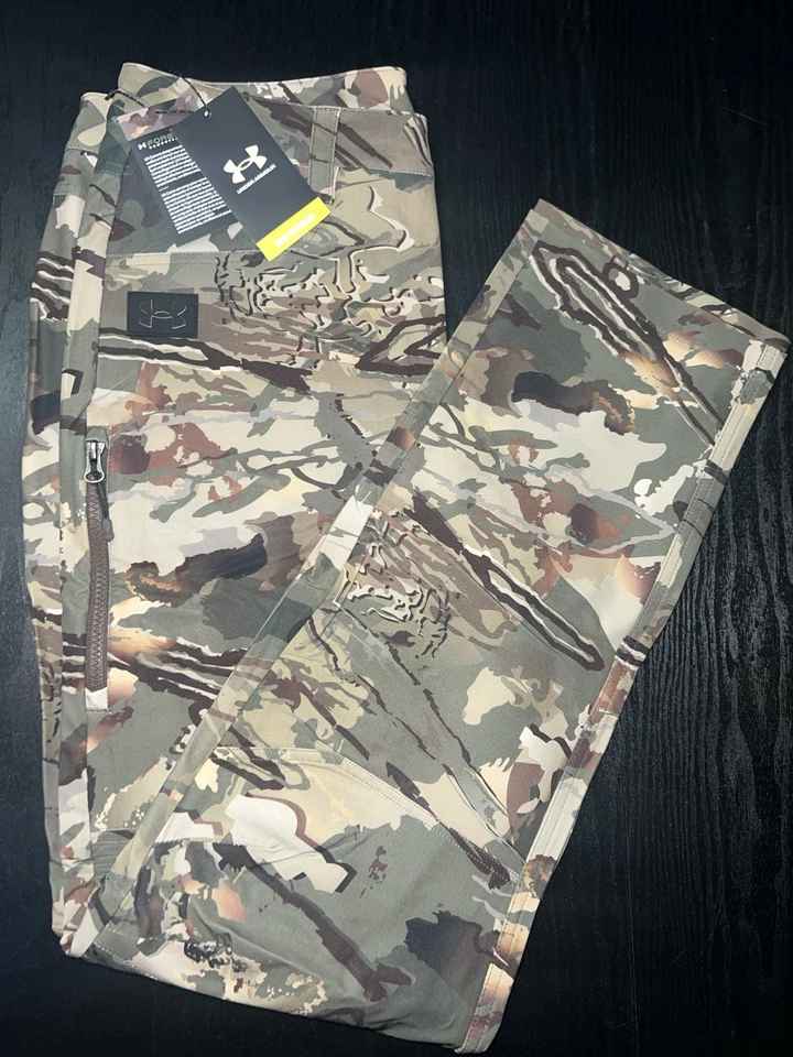 38x32🔥Under Armour Backwoods STR UA Storm Pants Forest 2.0 Camo 1355314-988 - Image 1 of 4