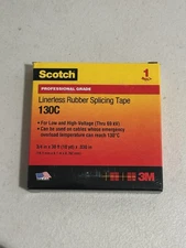 Scotch Professional Grade Linerless Rubber Splicing Tape 130C - 3/4" x 33 ft