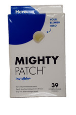 Hero Mighty Patch, Invisible Hydrocolloid Acne Pimple Patches - 39 count, 9/2028