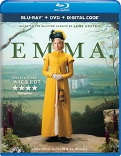 Emma (2020) Blu-ray Anya Taylor-Joy NEW