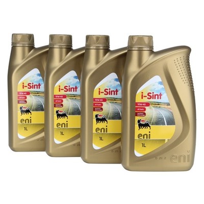4x 1 Liter Agip Eni i-Sint 10W-40, Motoröl 4 Takt synthetisch
