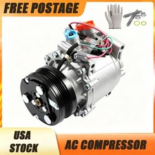 A/C Compressor 38810P3F016 Fit Honda Civic CR-V Acura EL 1992-2001